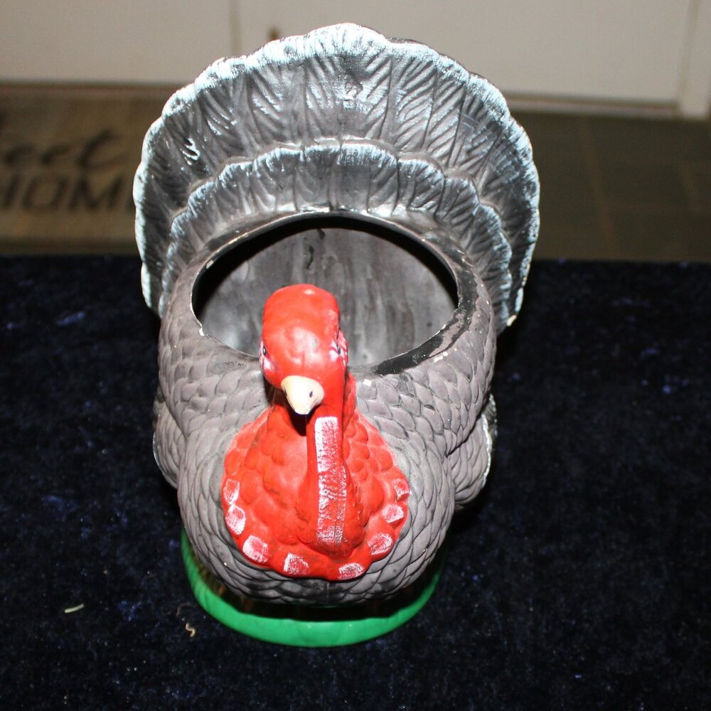 Vintage Porclain Turkey Vase
